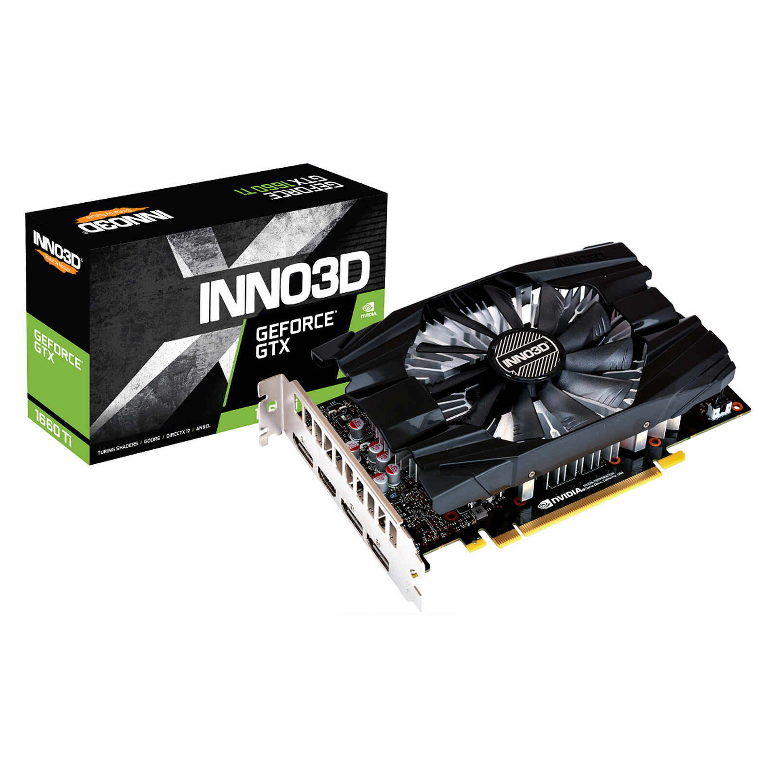 Carte Graphique INNO3D GeForce 1060 6GB (1 Fan)
