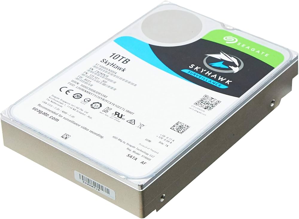 Disque Dur 10TB Seagate SkyHawk Vidéo surveillance